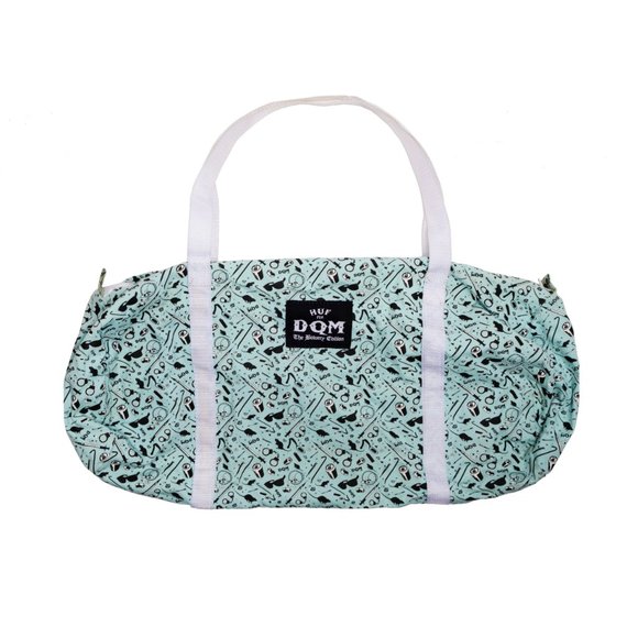 HUF Other - DQM x HUF mint green all over print duffle bag